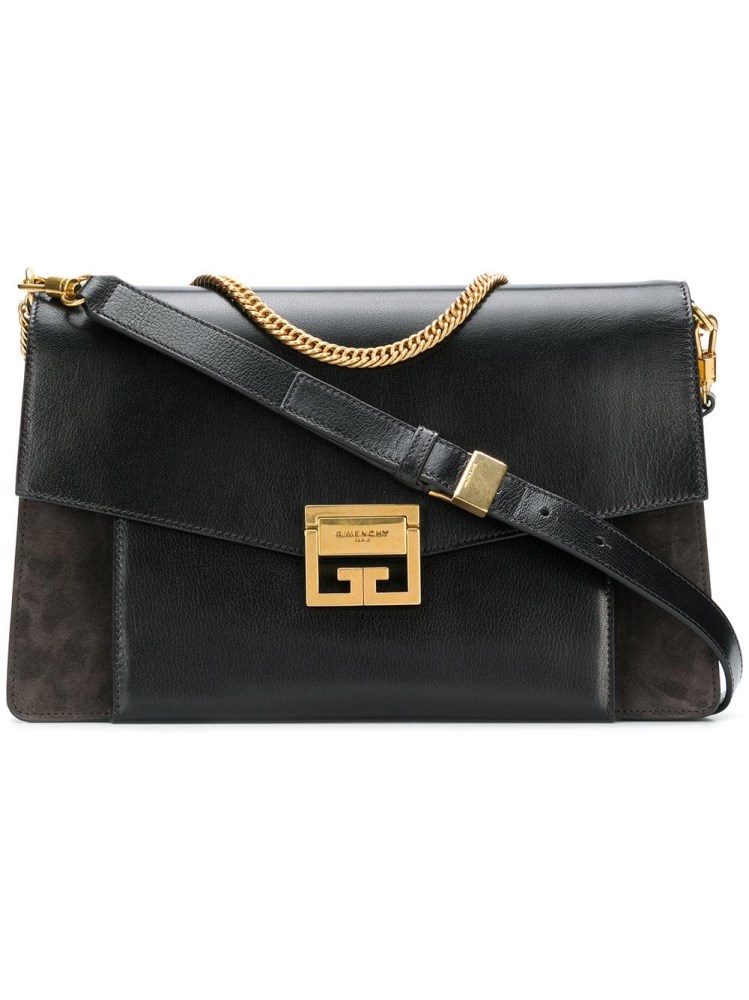 givenchy/纪梵希 女包 女士黑色山羊皮中号gv3单肩包bb505ub033 黑色