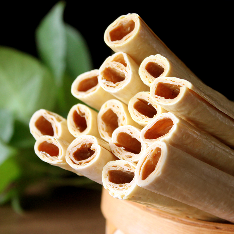 四川开江无添加手工豆笋 上过舌尖上中国的美味 比腐竹耐煮 有面筋