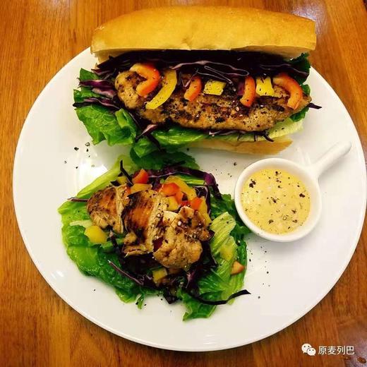 黑胡椒低卡鸡肉三明治 商品图0