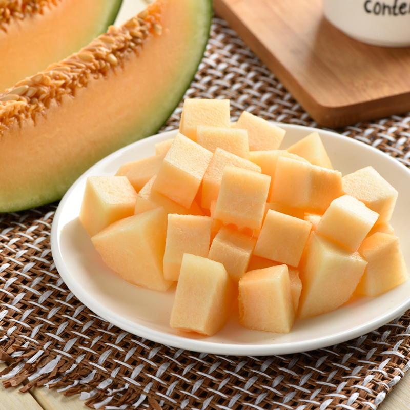 海南哈密瓜 甜而不腻 营养丰富 到店选果补差