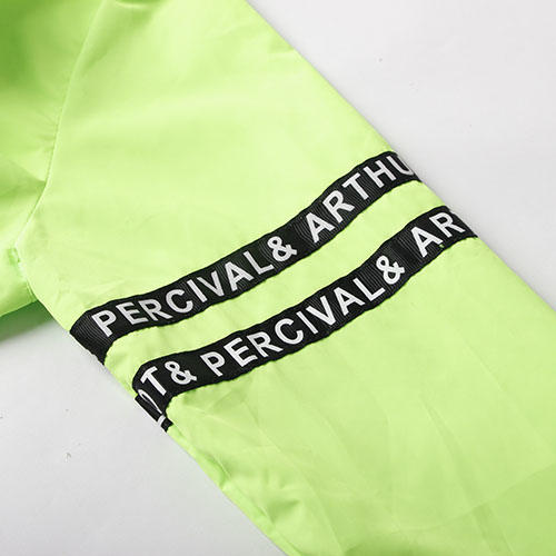 L码连帽防晒衣女荧光绿长袖薄款外套B80 商品图4