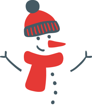 圣诞节雪人分割线