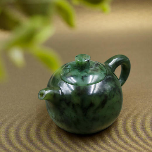 和田玉（碧玉）玉壶--龙旦壶（宋鸣放6666）133.57g 商品图2