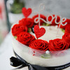 " 唯一的Love玫瑰韩花 “ 私人订制 韩花主题奶油水果蛋糕 0073 8寸（8~10个人享用）17:00-19:00请提前5个小时预定 商品缩略图2
