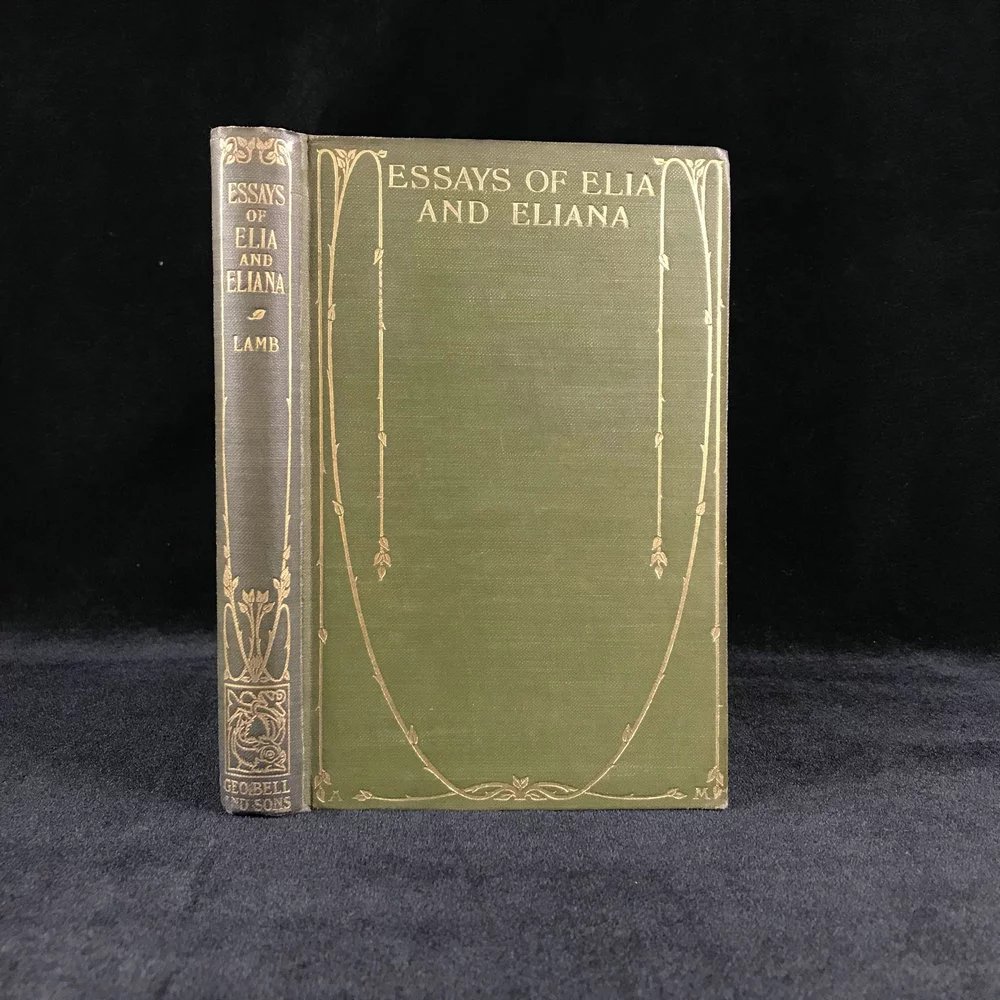 1904年 兰姆《伊利亚随笔全集》 漆面精装36开