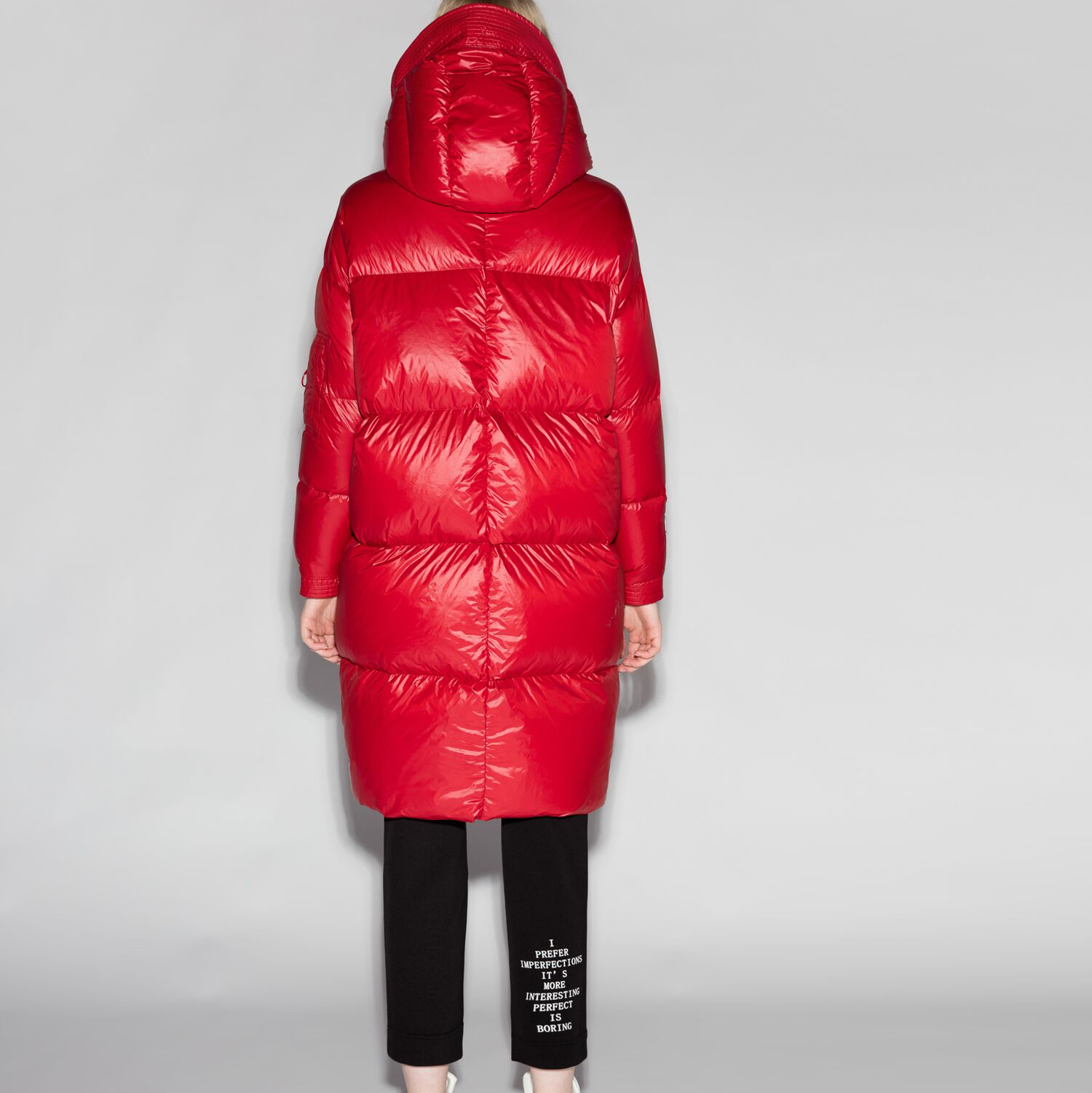 【圣诞新年季】3楼有兰2018冬季新款圣诞红鹅绒羽绒服