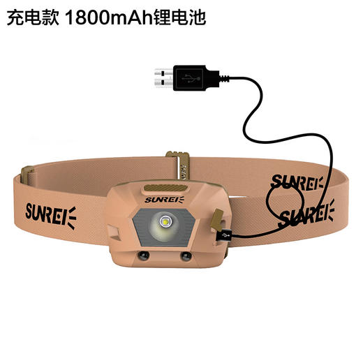 山力士爱钓头灯 感应充电头灯 钓鱼灯 强光防水 JX100 商品图2