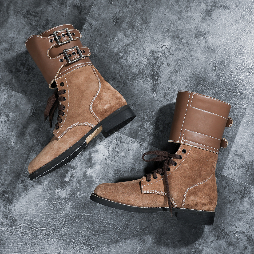 【二战美军】m1943army陆军翻毛印象长靴