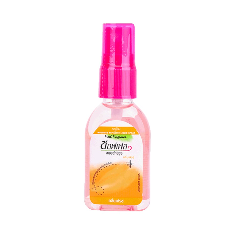 泰国soffell驱蚊液30ml橘子 玫瑰味