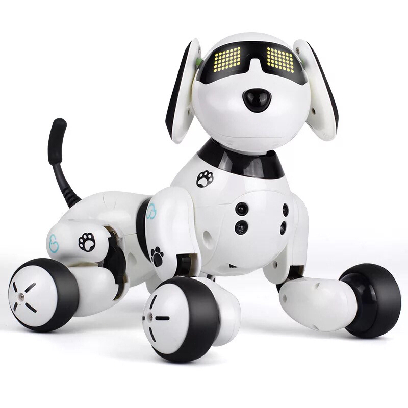 实丰旺仔小六智能声控机器狗电动早教玩具仿真宠物能歌善舞会翻身