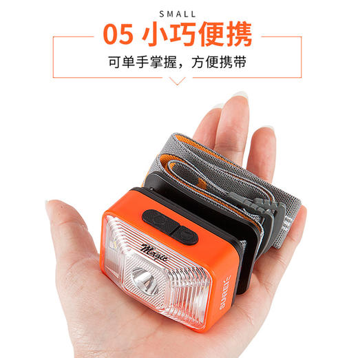 山力士 幻影 充电式 一灯四用头灯 商品图6