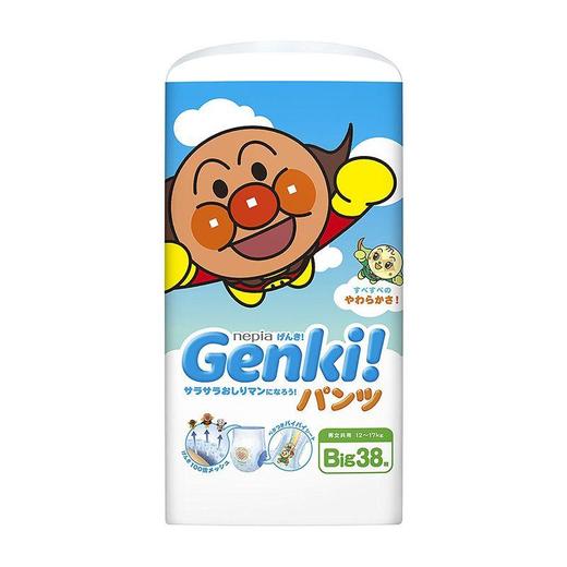 【三包装】日本nepia妮飘Genki!更祺拉拉裤 XL38 L44 M58 商品图2