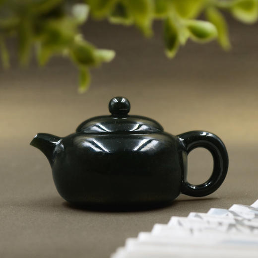 和田玉（青玉）玉壶--西施壶（宋鸣放6680）152.05g 商品图1