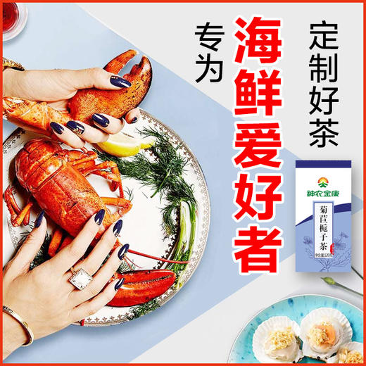 神农金康 菊苣栀子茶120克/盒 原生态真滋补 喝护家人健康 商品图3