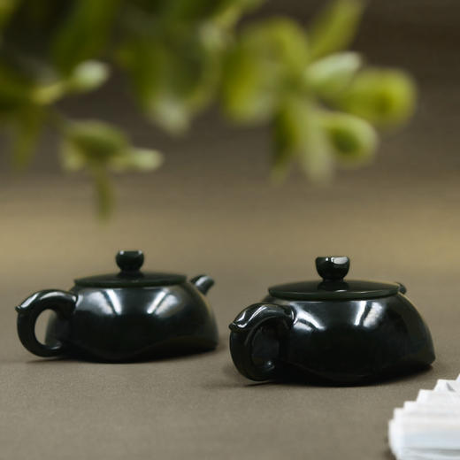 和田玉（青玉）玉壶--方旋壶（宋鸣放6694）123.48g 商品图2