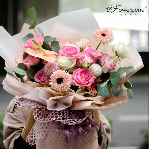 Flowerbene【花有独钟】私人订制清浅岁月鲜花花束 商品图0