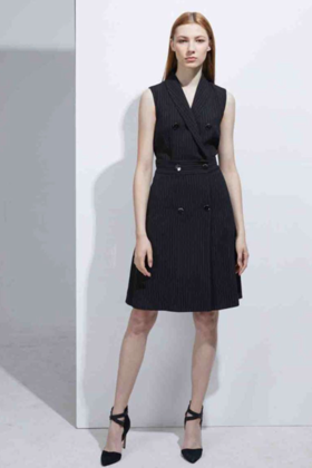 多穿搭双排扣马甲裙