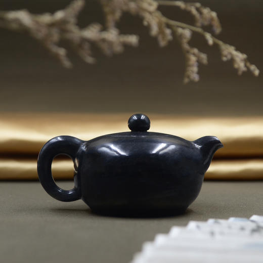 和田玉（青花）玉壶--西施壶（宋鸣放6640）135.75g 商品图1