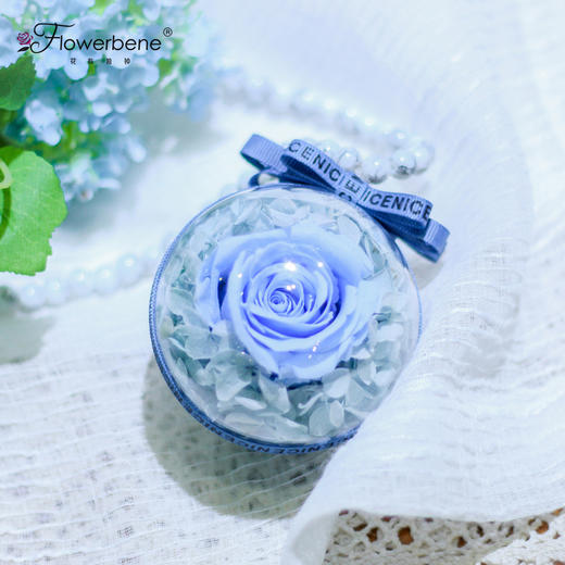 Flowerbene【花有独钟】私人订制永生花系列车挂红色 商品图2