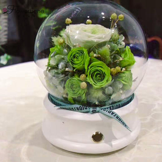 永生花旋转 音乐盒 商品图6