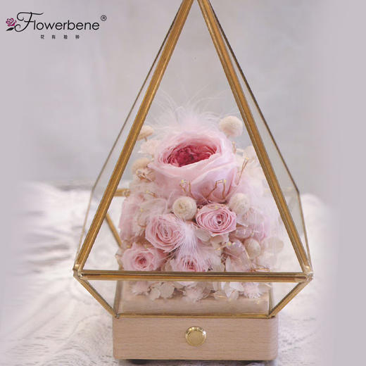 永生花旋转 音乐盒 商品图1