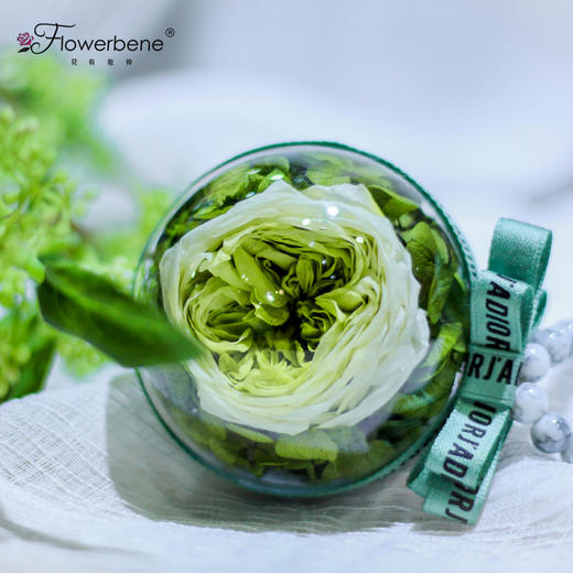 Flowerbene【花有独钟】私人订制永生花系列车挂红色 商品图3