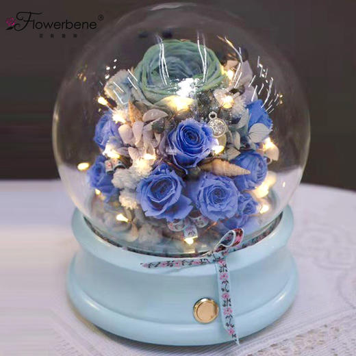 永生花旋转 音乐盒 商品图7