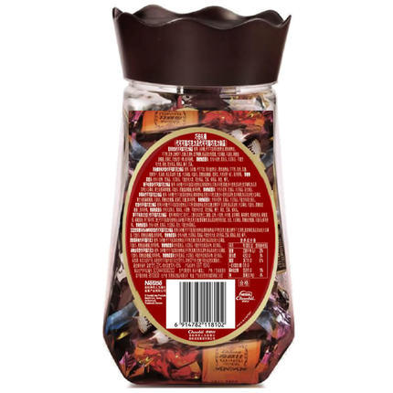 徐福记奇欧比皇冠巧伯礼桶400g礼盒装巧克力什锦糖果 商品图3