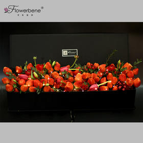 Flowerbene【花有独钟】私人订制草莓物语绅士鲜花盒