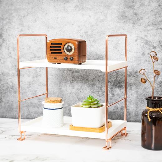 可叠加铁艺收纳架