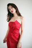 AtelierMissLu / Bess 红色抹胸小礼服 商品缩略图0