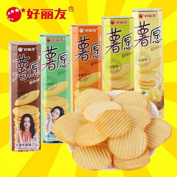 人民店 好丽友薯愿薯片104克
