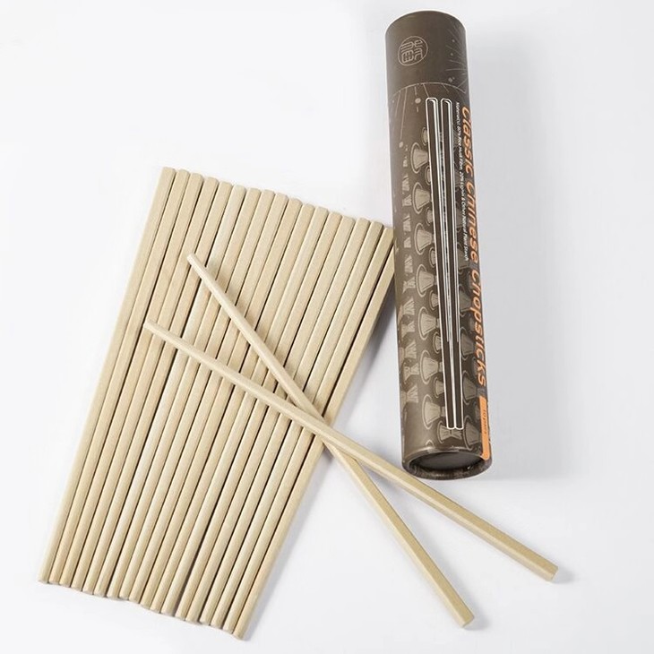 健康环保稻壳家用筷,成人款10双装盒装,无漆无蜡无胶水,易清洗,汁水不