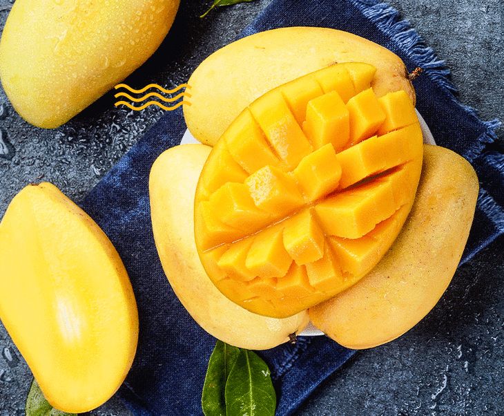 9元3个】 高乐蜜芒果 三个约1.5-1.7斤 (水果)