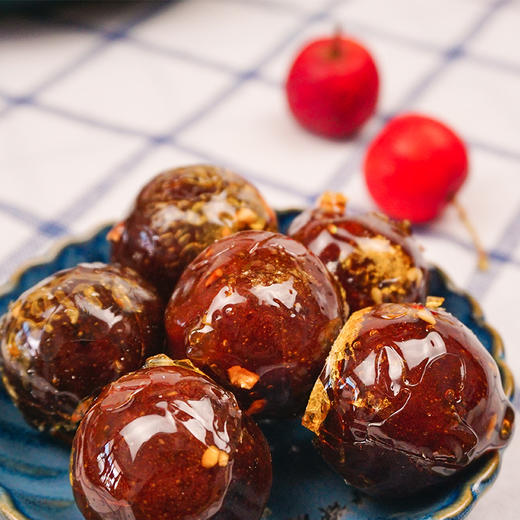 都说冰葫芦儿酸 酸里面它裹着甜 山楂冰糖葫芦400g*2袋装