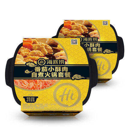 海底捞番茄小酥肉415g自煮火锅方便速食即食便携自热懒人小火锅 商品图0