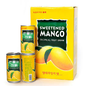 韩国乐天芒果汁饮料180ml