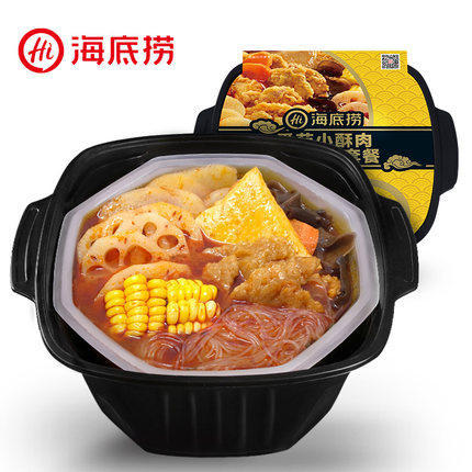 海底捞番茄小酥肉415g自煮火锅方便速食即食便携自热懒人小火锅 商品图1