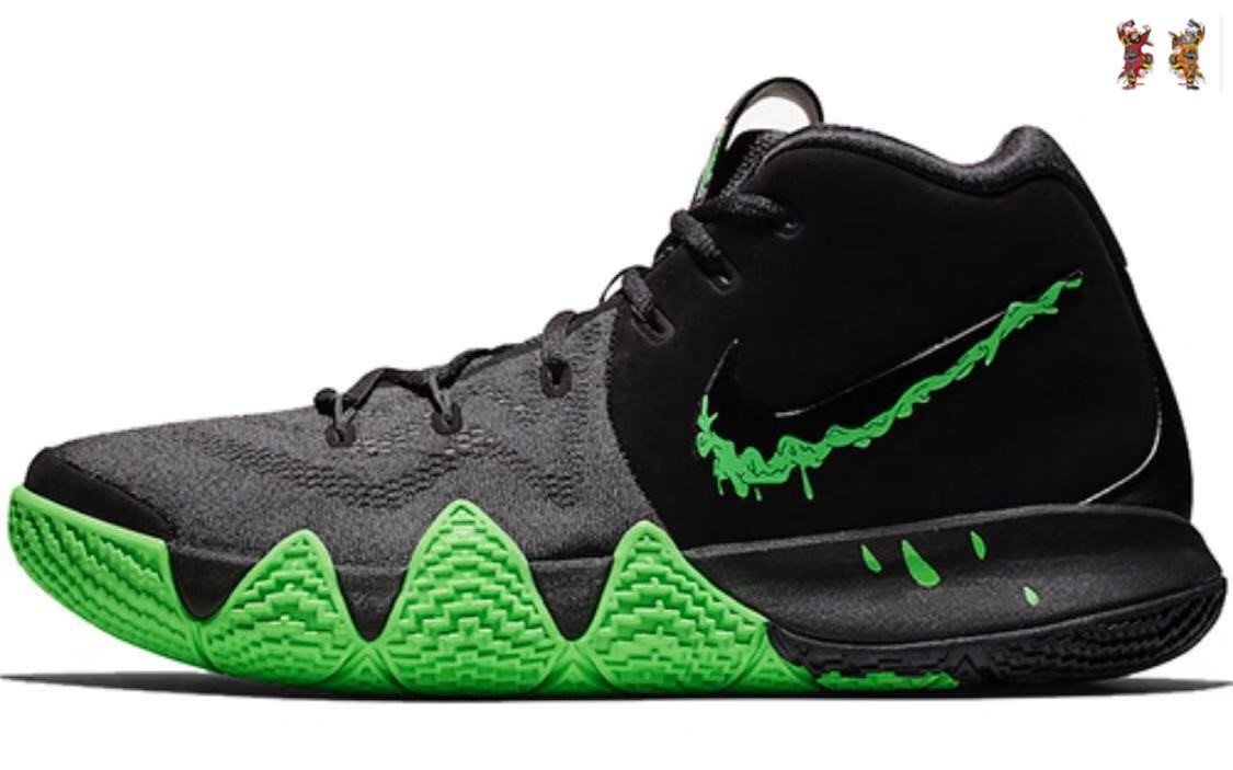 nike kyrie 4 halloween 欧文4 万圣节黑绿 943807-012