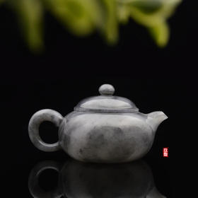 和田玉（青花）玉壶--西施壶（宋鸣放6608）105.017g