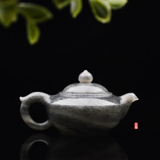 和田玉（青花）玉壶--碗灯壶（宋鸣放6653）110.15g 商品图0