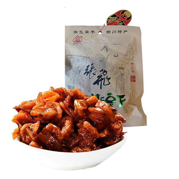 四川特产张飞手撕豆干180g 传统工艺制作多味可选炭烤山椒