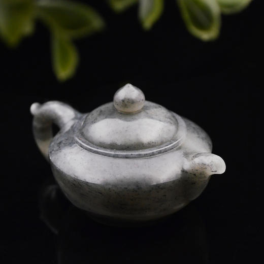 和田玉（青花）玉壶--碗灯壶（宋鸣放6653）110.15g 商品图2