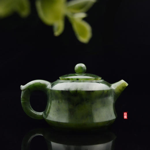 和田玉（碧玉）玉壶--双棱壶（宋鸣放6660）133.58g 商品图0