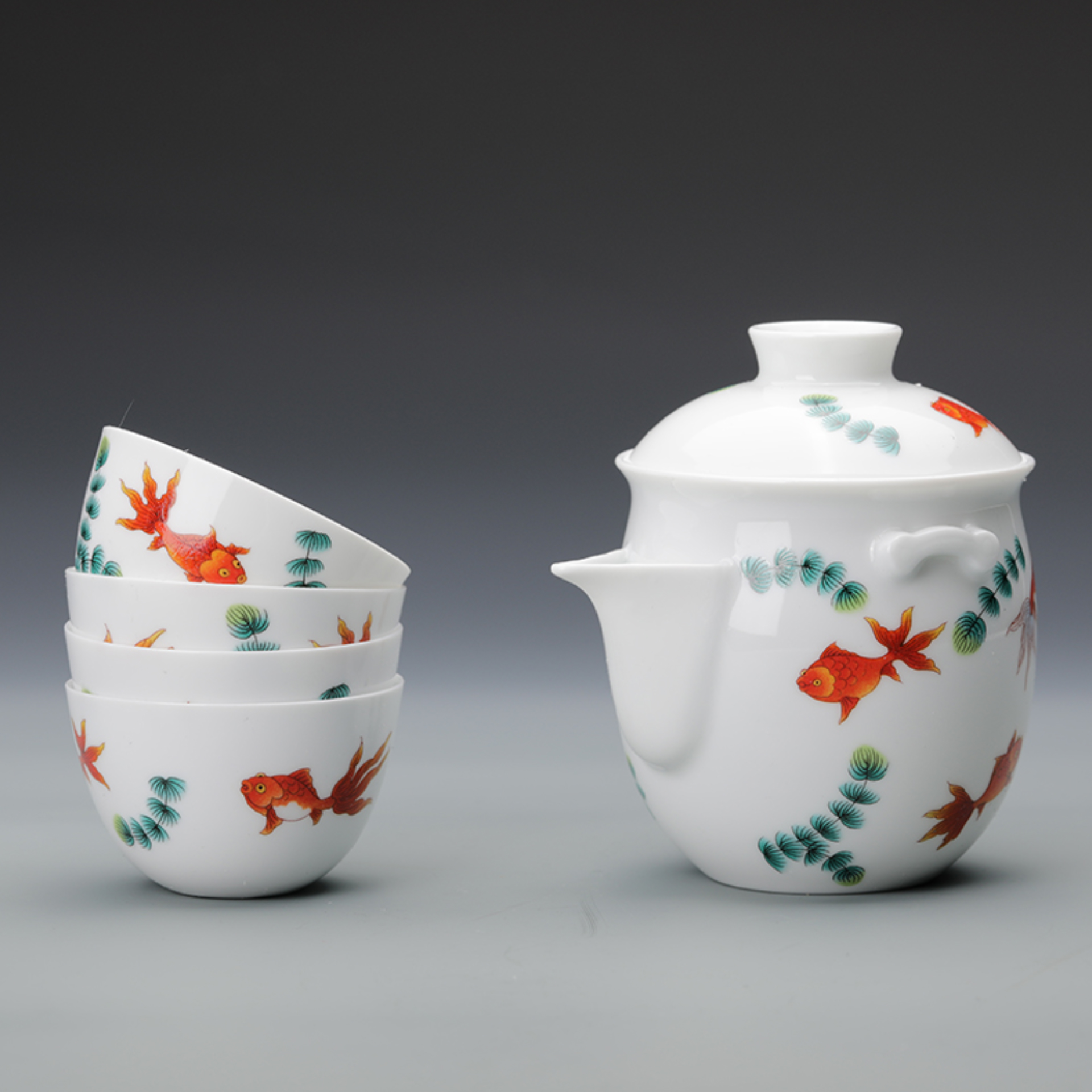 观复金玉满堂套装(一壶四杯)