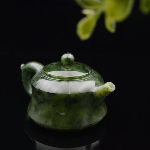 和田玉（碧玉）玉壶--双棱壶（宋鸣放6660）133.58g 商品图4