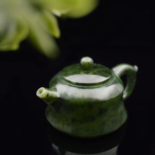 和田玉（碧玉）玉壶--双棱壶（宋鸣放6660）133.58g 商品图2