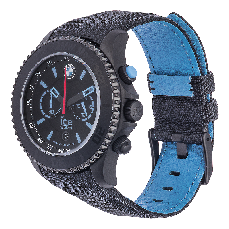 bmw ice-watch手表 计时/黑外蓝内 - 宝马客