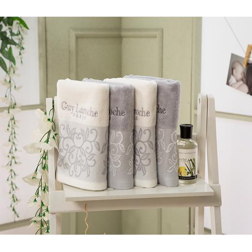 姬龙雪品牌雪莲花纯棉毛巾*2  精致套装日用品 商品图3