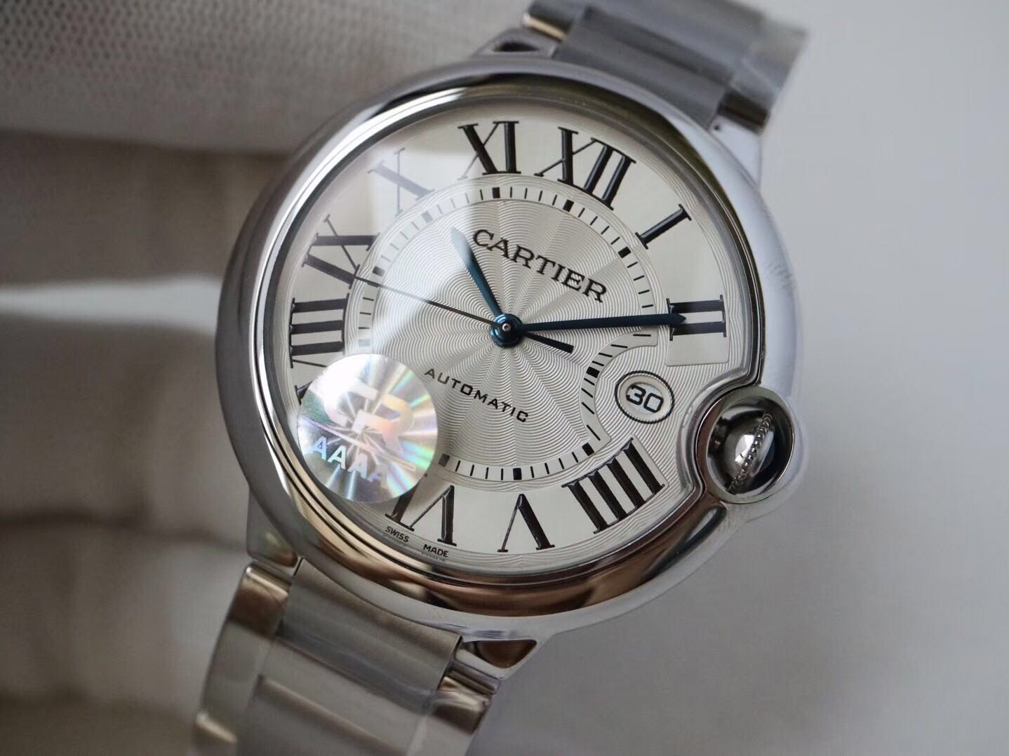 cartier卡地亚蓝气球系列大号42mm(白面)